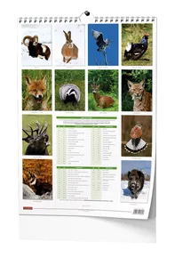 Wandkalender - Jägerkalender - A3